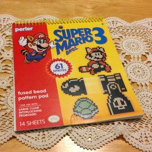 Perler Super Mario Bros 3 fused bead pattern pad